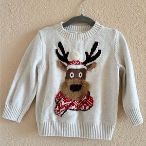 Kids Winter/holidays reindeer sweater.